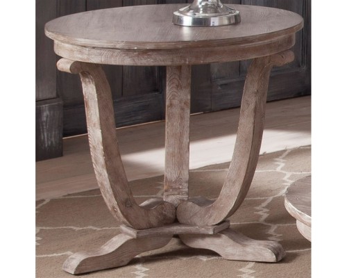 GREYSTONE MILL ROUND END TABLE