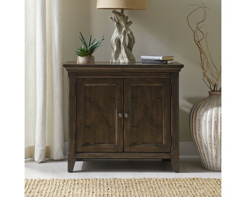 Paradise Valley 2 Door Bedside Chest w/ Charging Station