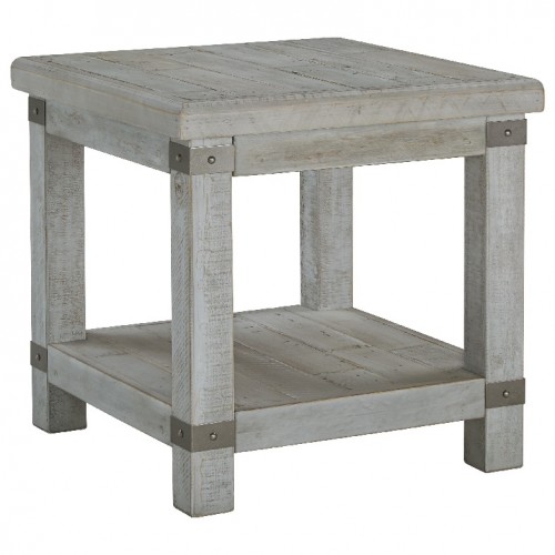 Carynhurst Industrial Rectangular End Table