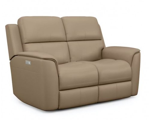 Henry Power Reclining Loveseat with Power Headrests and Lumbar