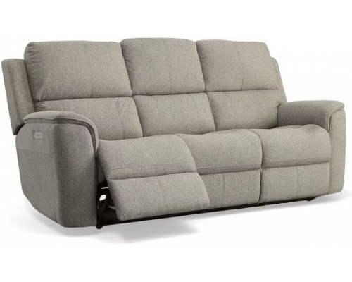Henry Power Fabric Reclining Sofa with Power Headrests and Lumbar