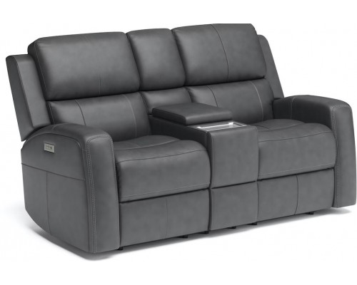 Bronco Power Reclining Loveseat with Console and Power Headrests and Lumbar