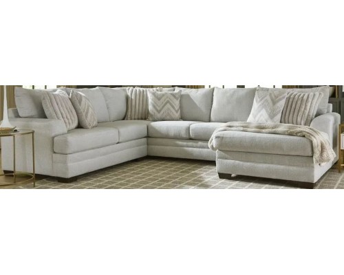 Pippa 3-Piece Light Gray Sectional