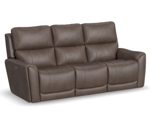 Carter Power Reclining Sofa with Console and Power Headrests and Lumbar