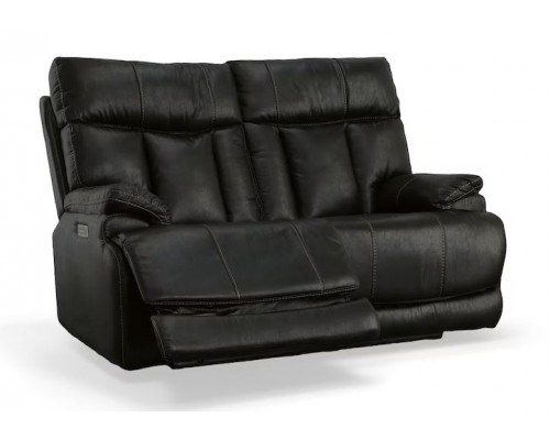 Clive Power Reclining Loveseat with Power Headrests and Lumbar