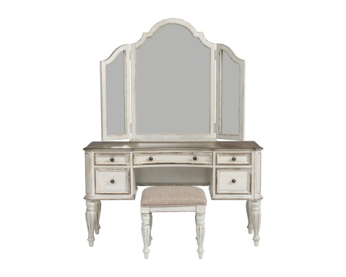 Magnolia Manor Vanity Desk & Mirror