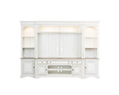 Magnolia Manor Entertainment Center With Piers