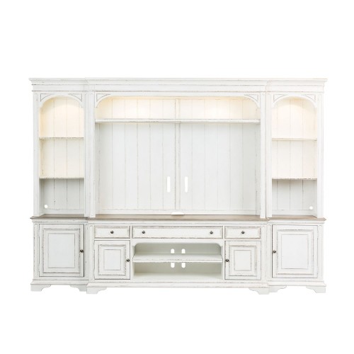 Magnolia Manor Entertainment Center With Piers