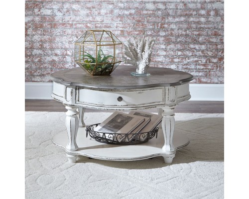 MAGNOLIA MANOR ROUND COCKTAIL TABLE