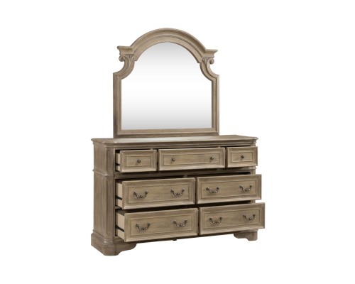 Magnolia Manor Bisque Dresser & Mirror
