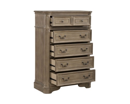 Magnolia Manor Bisque 5 Drawer Chest