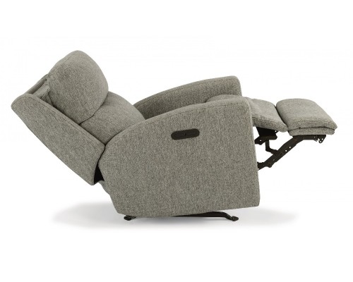  Catalina Fabric Power Rocking Recliner with Power Headrest