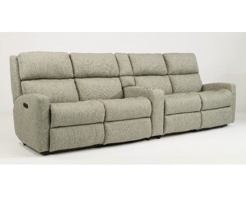  Catalina Fabric Power Reclining Sofa with Power Headrests