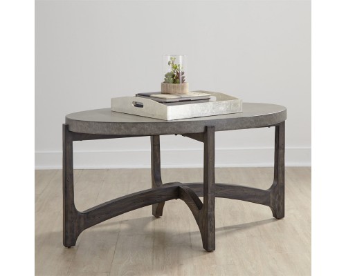 Cascade Oval Cocktail Table