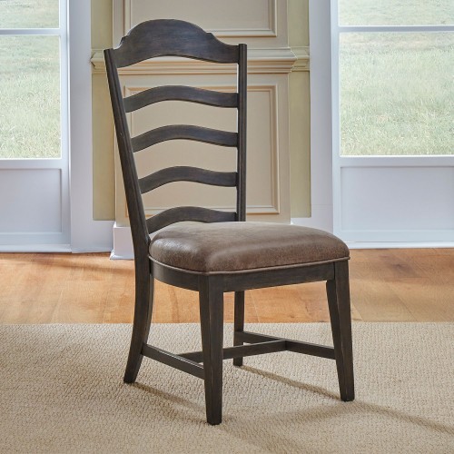 Paradise Valley Upholstered Ladder Back Side Chair