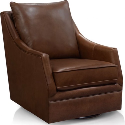 Nessa Leather Swivel Glider