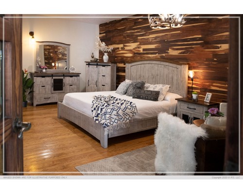 Pueblo Gray Bedroom Collection