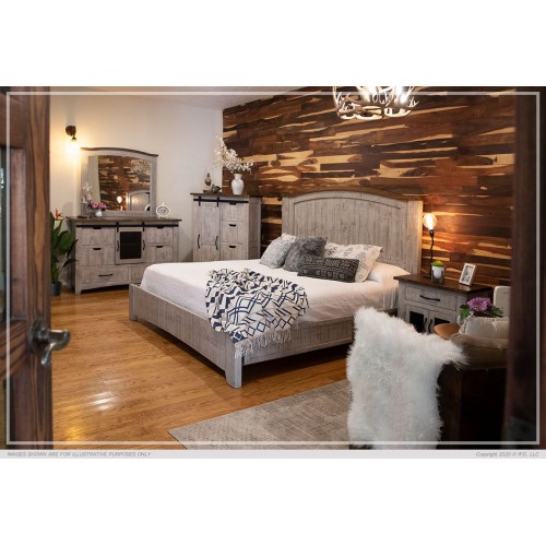 Pueblo Gray Bedroom Collection