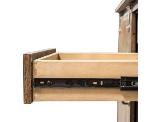 Stone Brook Computer Credenza and Hutch