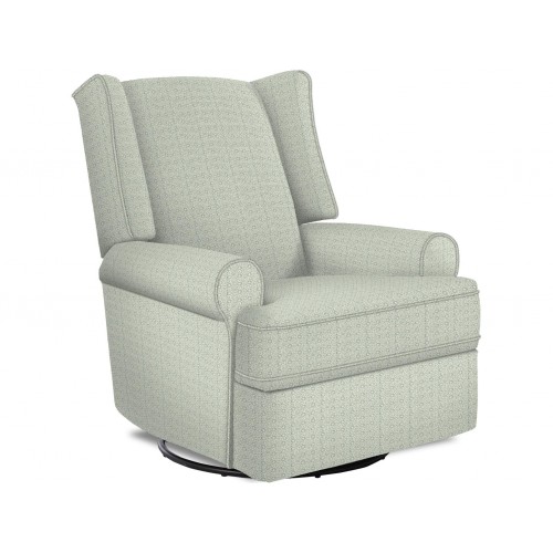 Logan Wing Chair Style Swivel Glider Recliner