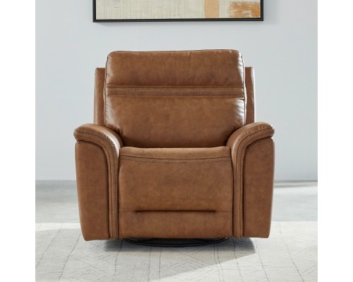 Cooper Power Swivel Glide Recliner W/Power Headrest & Lumbar