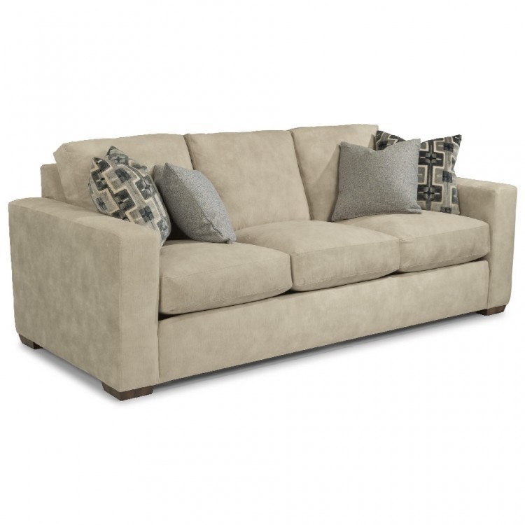 Wiggins Furniture Inc. - Collins Casual Three-Cushion Sofa 