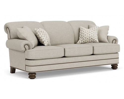 Bay Bridge Fabric Sofa With Nailhead Trim