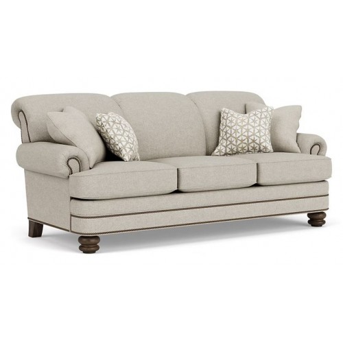 Bay Bridge Fabric Sofa With Nailhead Trim