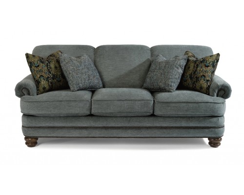 Bay Bridge Fabric Sofa With Nailhead Trim