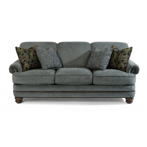 Bay Bridge Fabric Sofa With Nailhead Trim