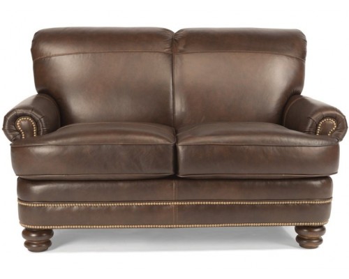  Bay Bridge Leather Loveseat