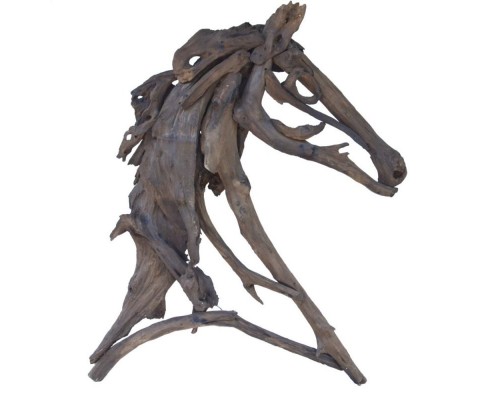 Teak Driftwood Horse