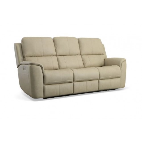 Henry Power Reclining Sofa with Power Headrests and Lumbar Bone