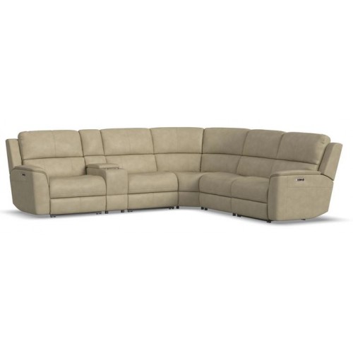 Henry Power Reclining Sectional with Power Headrests and Lumbar 2