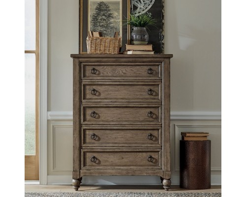 Americana Farmhouse 5 Drawer Chest