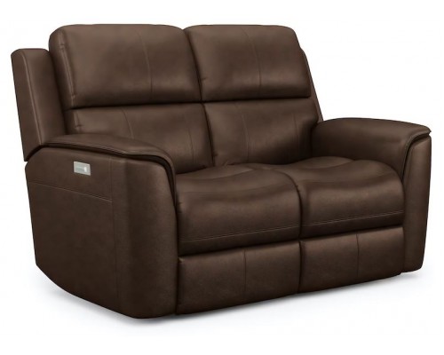 Henry Power Reclining Loveseat with Power Headrests and Lumbar