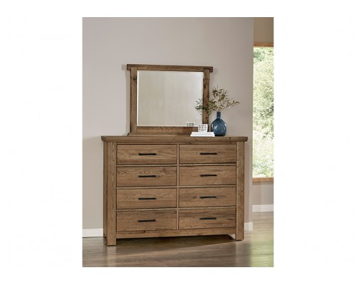 Yellowstone 8 Drawer Dresser & Mirror