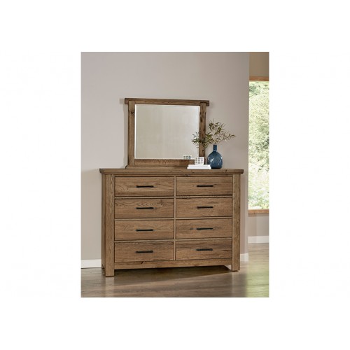 Yellowstone 8 Drawer Dresser & Mirror