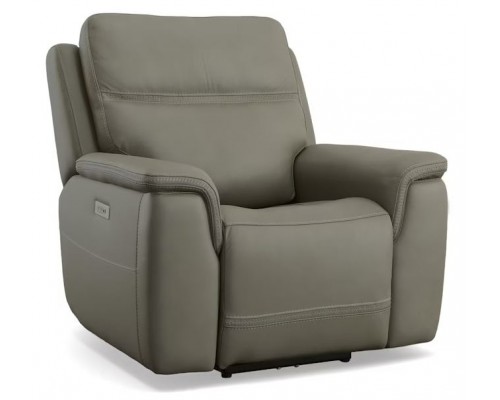 Sawyer Power Recliner with Power Headrest and Lumbar Taupe