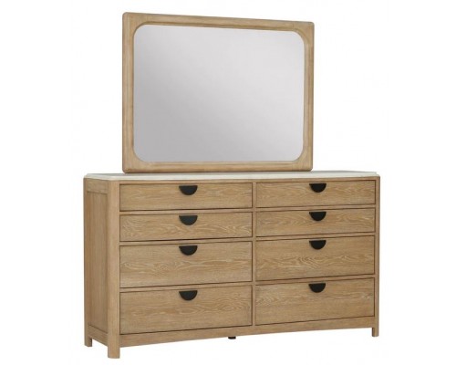 ESCAPE Eight-Drawer Dresser and Mirror