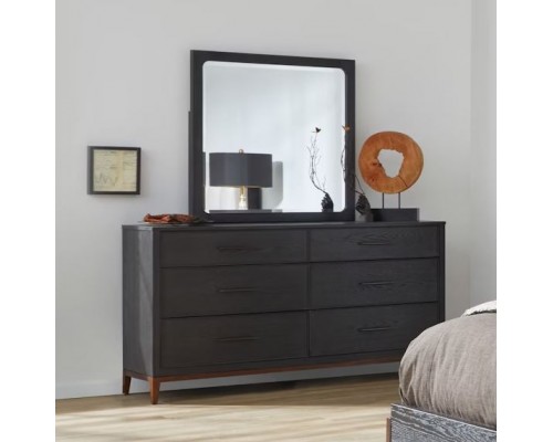 Waterfall Dresser & Mirror