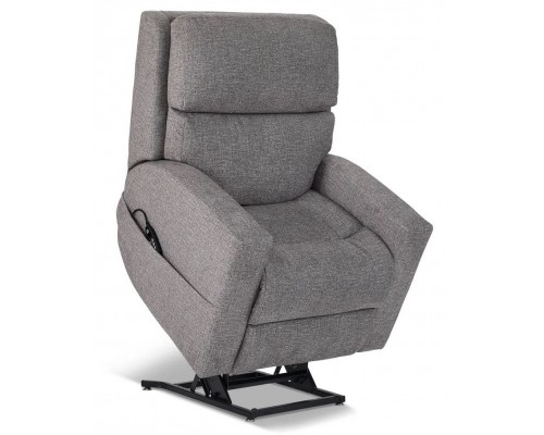 Score Fabric Power Lift Recliner with Power Headrest & Lumbar