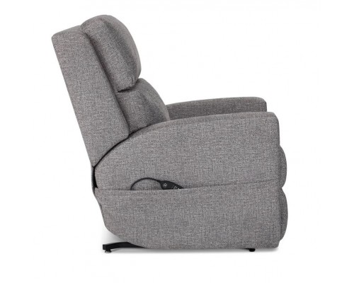 Score Fabric Power Lift Recliner with Power Headrest & Lumbar
