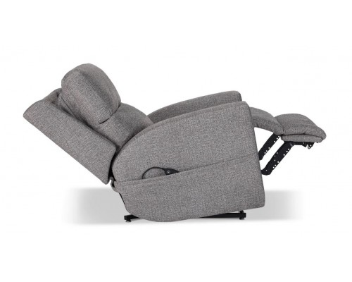 Score Fabric Power Lift Recliner with Power Headrest & Lumbar