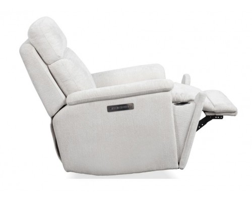 Refined Pearl Perfect Match Power Swivel Gliding Recliner with Power Headrest & Lumbar