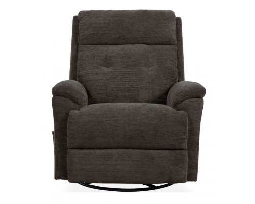Sophisticated Steel Perfect Match Swivel Gliding Recliner