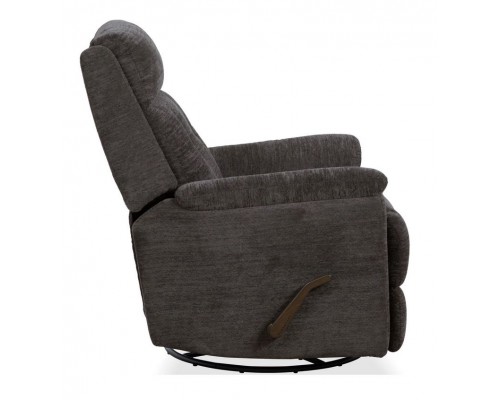 Sophisticated Steel Perfect Match Swivel Gliding Recliner