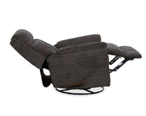 Sophisticated Steel Perfect Match Swivel Gliding Recliner