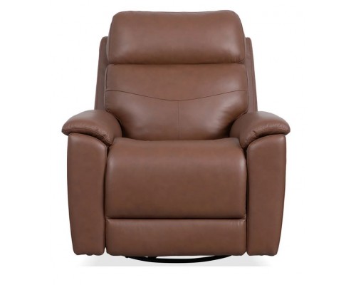 Refined Hickory Perfect Match Swivel Gliding Recliner