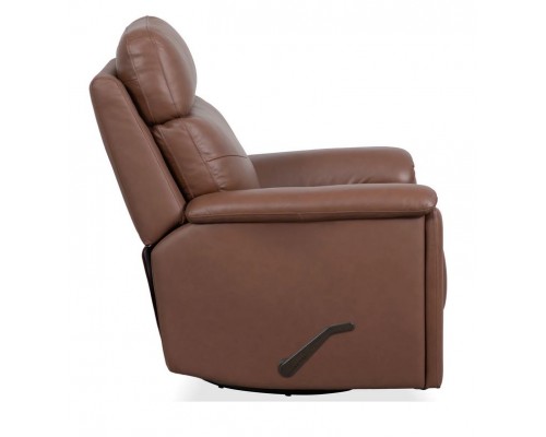 Refined Hickory Perfect Match Swivel Gliding Recliner
